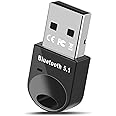 Adattatore Bluetooth USB 5.1, Chiavetta Bluetooth per PC Laptop EDR Dongle USB Bluetooth Compatibile con Windows 11/10/8.1/7