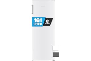 Heinrich´s Gefrierschrank 161L Volumen, Freezer, No-Frost Schutz, 3x Gefrierschubladen, 2x Schubfächer, LED-Display, wechselbarer Türanschlag, Alarmfunktion, Temperatur: -14°C~-22°C, Heinrich´s (weiß)