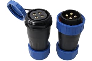 HangTon TY28 4 Pin 45A Lotnicze wodoodporne złącze męskie żeńskie wtyczki kablowe Gniazdo śrubowo-zaciskane lutowanie bez szybkiego odłączania dla urządzenia zasilającego