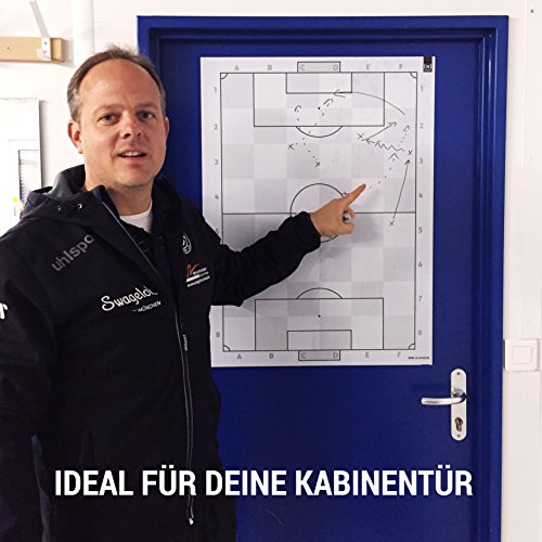 1x1SPORT Taktikfolie #FUSSBALL – Spielfeldfolien für Taktik, Aufstellungen, Spielzüge und Übungen - 7
