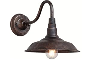 Moddeny Applique Da Parete Per Patio Da 9,8 Pollici Per Montaggio A Parete Per Esterni Lanterna Da Parete Per Esterni Applique Da Parete Impermeabile Retro E27 Applique Da Parete In Ferro Battuto