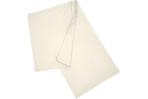 Nurtextil24 Seitenschläferkissen Bezug Baumwolle Kissenbezug - Kissen Set - Inlett od. Füllkissen Creme Kissenbezug 40 x 120 cm