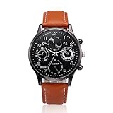 IG-Invictus Retro Design Leder Band Analog Alloy Quarz-Armbanduhr MIGEER Gürteluhr G2038 Meter Gericht