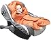 Wallaboo Baby Blanket Fleur, Supersoft 100% Cotton, For Pram, Moses Basket or Crib and Travel, Sun Orange