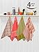 Avira Home Royal Classic Large Kitchen Towels with Hanging Loop- Pack of 4-(Multicolor) RS.259.00