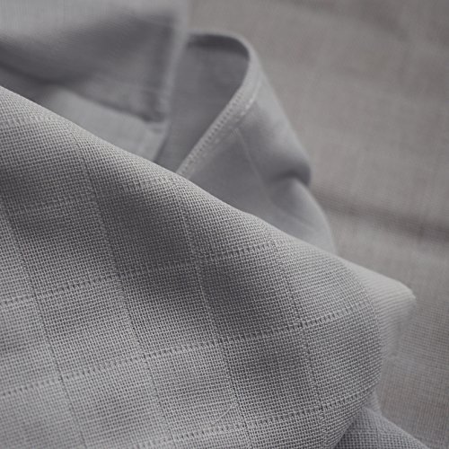 3 Stück – Mullwindeln / Spucktücher / Stoffwindeln, 70 x 70 cm – bedruckt – Sterne Grau, doppelt gewebt mit verstärkter Umrandung, maschinenwaschbar bis 60° C, Öko-Tex Standard 100 - 4