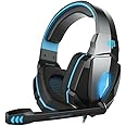 Cosmic Byte Over the Ear Wired Headsets with Mic & LED - G4000 Edition (Blue, Pack Of 1)