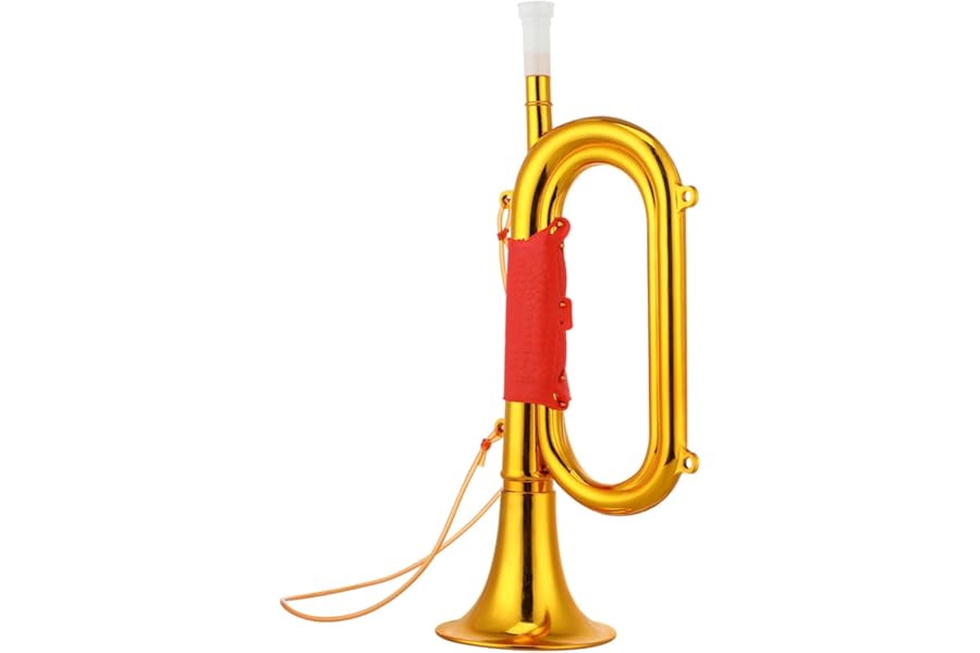 Toy Trumpet Loud Sounding Plastic Mini Trumpet for Kids Sports Event Noisemaker Stage Performance Prop Interactive Musical
