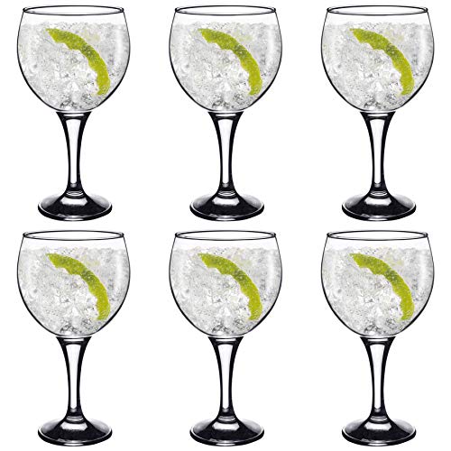 Españoles Gin Tonic cócteles Vasos - 645ml (22,7 oz) Pack de 6 Globo Glasses