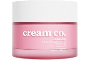 Cream Co. Su Bazlı Moisturizer Nemlendirici Aydınlatıcı Yüz Kremi, Hyaluronik Asit, 50 ML, Tüm Cilt Tipleri