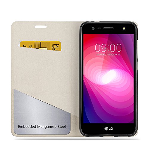 Funda LG X Power 2 Riffue Carcasa PU Ultra Delgada con Cartera de Estilo Libro Vaquero Protectora de Folio Flip Case para LG XPower 2 - Azul reviews Funda LG X Power 2 Riffue Carcasa PU Ultra Delgada con Cartera de Estilo Libro Vaquero Protectora de Folio Flip Case para LG XPower 2 - Azul