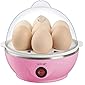 SOFLIN Egg Boiler Electric Automatic Off 7 Egg Poacher for Steaming Cooking Boiling (Multicolor)