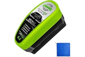 Qixfyze Clear Vision Autoglasreiniger, 2025 Neu 2.0 Clearvision Auto-Windschutzscheiben-Ölfilmentferner,grüne Autofenster-Reinigungsbürste, Glasreinigungsbrett for Windschutzscheiben-Entfernung(1pc)