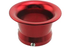 STONEDER Embudo rojo de 50 mm de carbohidratos de aire, trompeta de velocidad para carburador PWK24 PWK26 PWK28 PWK30