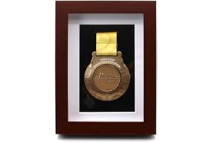 WANLIAN Wystawa medalików, głęboka rama z litego drewna, ekspozycja medali wojskowych, medale dla biegaczy, medale sportowe, medale maratońskie, medale