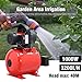 Produktbild Gusaman 1000 WATT HAUSWASSERWERK 3200 L/H GARTENPUMPE WASSERPUMPE PUMPE 40 Meter