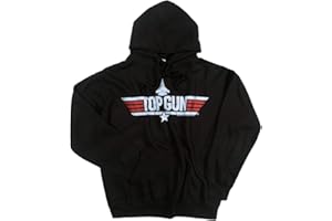 TruffleShuffle Mens Black Top Gun Maverick Hoodie