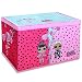 Produktbild LOL Surprise Spielzeugbox Spielzeugkiste 55x37cm mit Klappdeckel