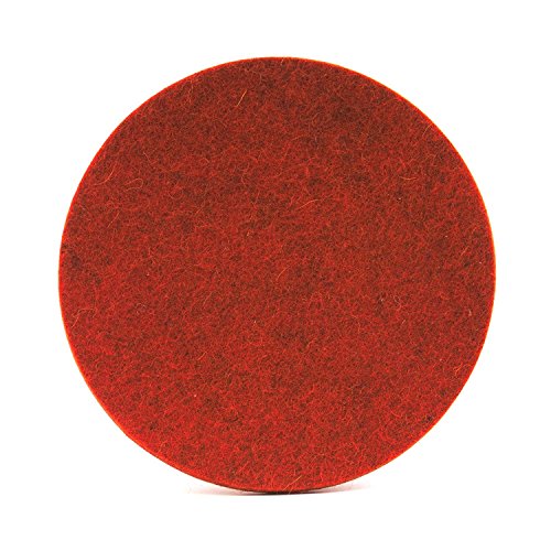 NordernArt Glasuntersetzer rund 10cm 6er Set 100% Wollfilz Farbe wählbar, edle natur Untersetzer für Gläser Becher Tassen als Getränkeuntersetzer auf Tisch, Bar mit Geschenk-Box (spice) - 4