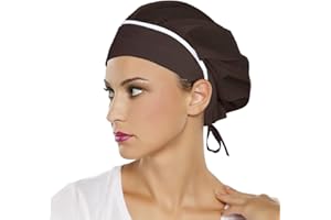 CITYELF Lot de 3 chapeaux de chef réglables en maille respirante élastique pour cuisine, service de cuisine et autres travaux