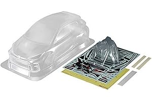 TAMIYA Kit per carrozzeria Toyota GR Yaris Street, Accessori per Auto radiocomandata, Ricambio per modellismo RC, Medium, 51656-600
