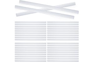 Hocansen 40 Pezzi Bastoncini Stick Colla Caldo 11x190mm Bastoncini di Colla Stick Hot Melt Trasparente Barre di Gomma Termiche Bastone Della Colla per Pistola Fai da Te (RJB/11x190)
