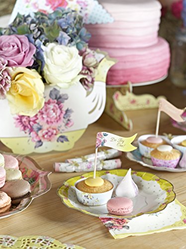 Talking Tables Fähnchen „Eat me“, 24 St., sortiert – Zahnstocherfähnchen mit verschiedenen Designs zur Dekoration - 3