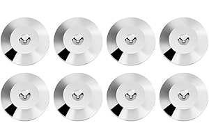 HAKEETA Picchi per diffusori, 8PCS Picchi per diffusori Subwoofer CD Amplificatore Altoparlante HiFi Giradischi Supporto per Piedi Piedini per Cono e Base Pad Piedini Antiurto Mat