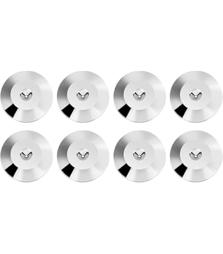 Alluminio Spike/Cono absorber per altoparlanti vite + 5R piedino - 4 pz (Cuscine