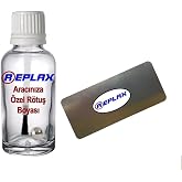 Replax Tesla Mat Siyah ile uyumlu Jant R&ouml;tuş Boyası R&ouml;t&uuml;ş &Ccedil;eliği