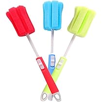 Set Di Pennelli Per Lavatrice Per Biberon - Set Di Pulizia Delle Bottiglie Per Bambini, Portabicchiere Rondelle Riutilizzabile Per Aereo Da Campeggio Esterno
