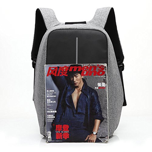 8001  15 6inch Computer Bag Casual Unisex Waterproof Oxford School Backpack Women  Men School Backpack Rucksack  black 