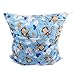 Monkey Wet Bags Waterproof Diaper Bag Multi-function Nappy Bag -14"*11" Blue