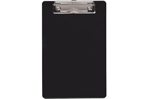 Maul 2340390 A5 plástico negro y Block – Blocs-notes (negro, A5, plástico, 160 mm, 15 mm, 240 mm)