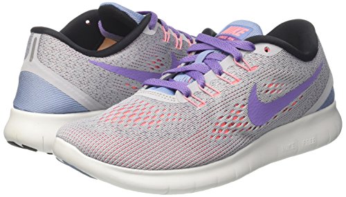 Nike Women’s Free Rn Competition Running Shoes, Grey (Wolf Grey/Work Blue/Lava Glow/Purple Earth), 3.5 UK