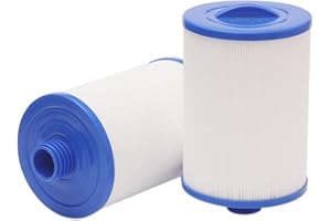 ZAYMDO Spa Filterkartusche, 2Pcs 4CH-940 Filterpatrone Whirlpool Filter Ersatz für Pleatco PWW50, Unicel 6CH-940, Filbur FC-0359, 45 sq. ft. Spa Filter (weiß)