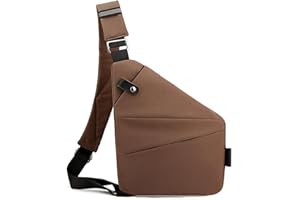 HEEDZ Wander Plus Anti Theft Travel Bag,Wander Plus Cross Body Travel Waterproof Bag,Slim Sling Bag Cross Body Travel Bag,Casual Backpack,Chest Bags for Men,Traveling,Outdoor,Sports