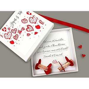 Geldgeschenk zur Hochzeit PERSONALISIERT Happy Hearts