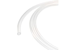 sourcing map PVC Transparente Manguera Vinilo Tubería 3mm ID 5mm OD 6M Flexible Liviano para Agua Tubo, Aire Línea