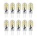 Produktbild Kreema 10pcs Halogen-Glühlampe 12 LED 2835 3W G4 Bi-Stift Basisbeleuchtung Lampe Ersatz DC12V kaltweiß 6000-6500K