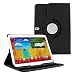 HOKO® Flip Cover Case for Samsung Galaxy Note 10.1 (2014 Edition) 360 Degree Rotating Leather Case With Flip Kickstand -Black RS.799.00
