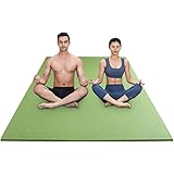 RYTMAT Tappetino Palestra Grande TPE 200×130cm Spesso 15mm Tappetino Fitness Antiscivolo Tappetino per Ginnastica Yoga Pilate
