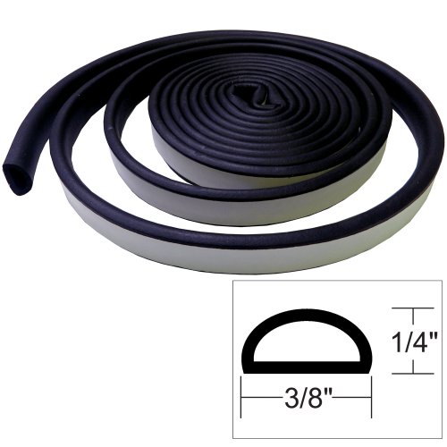 TACO MarineV30-1333B10-1 Weather Seal Tape - 1/4" x 3/8" x 10', Black