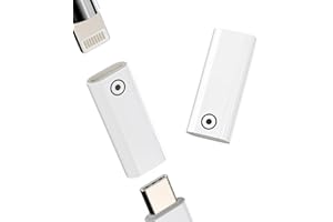 ZOYUZAN USB C Female to Lightning Female Adapter(2 Pack) Compatible for Apple Pencil 1st Generation Charger Accessories Pen Charging Dongle Ipencil Type C Connector Thunderbolt 3 4 Cable Converter Accessory