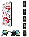Produktbild Cellbell LTD 001719 - Girl Stuff Collage Lipstick Lips Gloss Diamond Ring Blong Design Wiko Tommy 2 2017 TPU Leder Brieftasche Hülle Flip Cover Book Wallet Stand halter Case