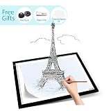 Con su diseño elegante y su superficie iluminada perfectamente uniforme, la caja de luz Huion A3 se puede usar para todo tipo de tareas, incluyendo: visionado de negativos, calcado, caligrafía, bocetaje, tatuajes, bordados, visionado de rayos-X y más!