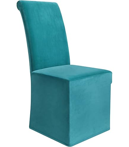 Scheffler-Home Stuhlhussen 2er Set Mila - Festliche Stuhlbezüge Mit Schleife