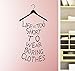 Produktbild FASHION BOUTIQUE Lovely Cat & Bird & Street Lampe & Wegweiser, fashionboutique Classic Home Aufkleber Zitat verschönern, Your Life. Life is Too Short to Wear Boring Clothes (Black)