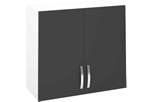 HOGAR24 ES - Mueble Alto de Cocina para Colgar 2 Puertas Color Gris Paris, Medidas: 70 x 80 x 33 cm