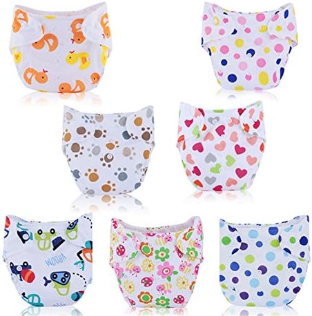 FormVan Unisex-baby Infant Diaper Baby Training Pants, Pack of 7 pcs